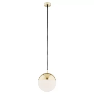 Argon Lampa wisząca LIVIA IP22 biało-złota E27 - Lampy sufitowe - miniaturka - grafika 1