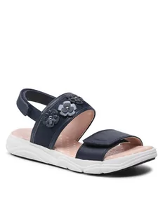 Geox Sandały J S.Deaphne G. I J15DUI 0BCEW C4002 S Granatowy - Buty dla dziewczynek - miniaturka - grafika 1