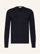 Swetry męskie - Lacoste Sweter blau - LACOSTE - miniaturka - grafika 1