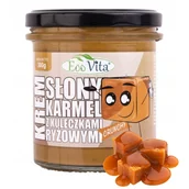 Słodkie kremy i masła - KREM SŁONY KARMEL ! Crunch ! BEZ CUKRU ! 300g EOOVITA - miniaturka - grafika 1