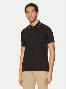 Calvin Klein Polo K10K114130 Czarny Regular Fit - Koszulki męskie - miniaturka - grafika 1
