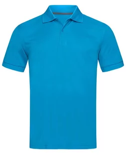 Koszulka Polo, Niebieska, Sportowa, ACTIVE-DRY Poliester, dzianina pique - Stedman - Koszulki męskie - miniaturka - grafika 1