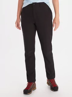 Spodnie sportowe damskie - Marmot Spodnie softshellowe "Scree" w kolorze czarnym - grafika 1