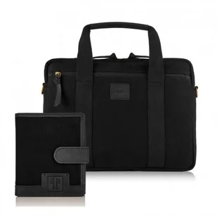 Zestaw Prezentowy Zup-75-Bl Torba Na Laptopa T-31-Bl I Portfel Męski T-04-Bl - Teczki i aktówki - miniaturka - grafika 1