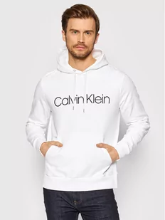 Calvin Klein Bluza Logo K10K104060 Biały Regular Fit - Bluzy męskie - miniaturka - grafika 1