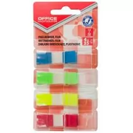 Etykiety samoprzylepne i bloki etykiet - Office products Zakładki indeksujące PP, standard, 12x43mm, 4x35 kart., blister, mix kolorów 14223224-99 - miniaturka - grafika 1