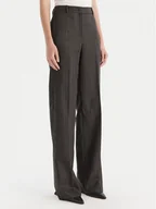 Spodnie damskie - Marella Spodnie palazzo Renoir 2523136082 Szary Wide Leg - miniaturka - grafika 1