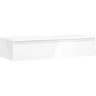 Mexen Orio szafka łazienkowa podumywalkowa 120 cm z blatem, 1 szuflada, biała połysk - 91A10-12023-1-BFC00 - Szafki łazienkowe - miniaturka - grafika 1