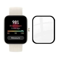 Akcesoria do smartwatchy - Szkło Hybrydowe Full Glue 5D Do Xiaomi Amazfit Bip 3 / 3 Pro Czarny - miniaturka - grafika 1