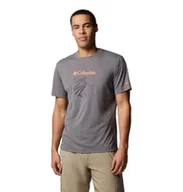Koszulki męskie - Columbia Zero Rules Light SS Graphic Crew Koszulka Męska - miniaturka - grafika 1