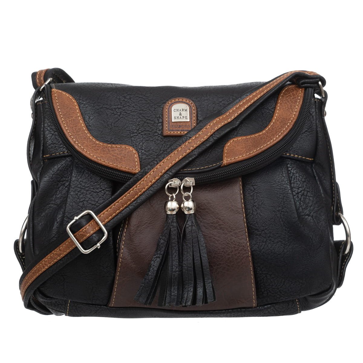 Listonoszka Damska Charm&Shape na ramię Czarna