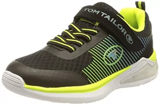 Buty dla chłopców - TOM TAILOR 3270101 sneakersy dla chłopców, czarny - Black Neon Lime Royal - 28 EU - grafika 1
