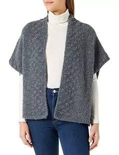Sisley Kurtka damska S/L Cardigan 107KM600Z, ciemnoszary 61K, S - Kurtki damskie - miniaturka - grafika 1
