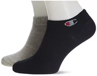 Skarpetki damskie - Champion Unisex stopki (6 sztuk), jasnoszary melanż, biały, czarny, 43-46 EU - miniaturka - grafika 1