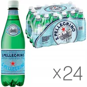 Woda - San Pellegrino Woda Mineralna Gazowana Naturalne Nasycenie - PET - 24x0,5L - miniaturka - grafika 1