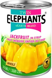 Żółty jackfruit w słodkim syropie 565g - Twin Elephants & Earth Brand - Warzywa w marynacie - miniaturka - grafika 1