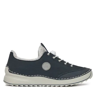 Sneakersy Rieker 51558-14 Granatowy - Sneakersy damskie - miniaturka - grafika 1