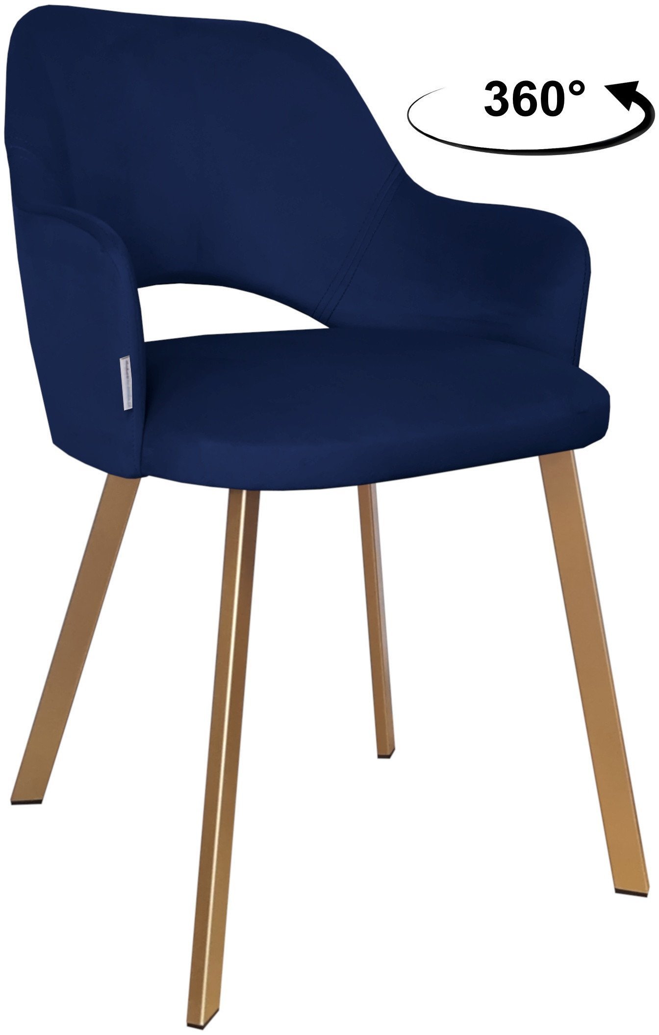 Krzesło obrotowe Milano podstawa Profil złota MG16