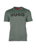 Koszulki męskie - HUGO T-Shirt Dulivio 50467556 Zielony Regular Fit - miniaturka - grafika 1