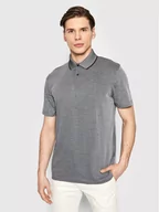 Koszulki męskie - Selected Homme Polo Leroy 16082844 Szary Regular Fit - miniaturka - grafika 1