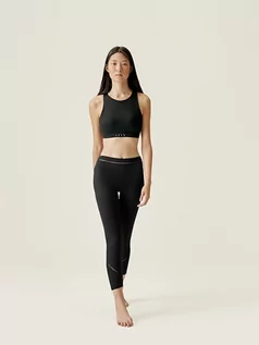 Spodnie sportowe damskie - Born Living Yoga Legginsy funkcyjne w kolorze czarnym - grafika 1