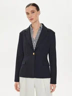 Marynarki i żakiety damskie - Tommy Hilfiger Marynarka WW0WW42246 Granatowy Slim Fit - miniaturka - grafika 1