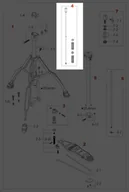 Akcesoria do perkusji - Tama HH75W-4 rurka statywu HH605 - miniaturka - grafika 1
