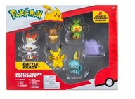 Figurki dla dzieci - POKEMON Pokemon Figurki Bitewne Pikachu Grookey Sobble Scorbunny Eevee Ditto Zestaw 2471 0000046298 - miniaturka - grafika 1