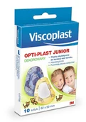 Apteczki i materiały opatrunkowe - 3M VISCOPLAST Plastry okulistyczne optiplast junior dekorowany 62 x 50mm x 10 - miniaturka - grafika 1