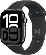 Smartwatch - Apple Watch 10 GPS 46mm z aluminium onyksu pasek sportowy M/L Czarny - miniaturka - grafika 1