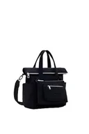 Torebki damskie - Desigual, BAG_BASIC MODULARNY VOYAGER Women's, Czarny (Black) - miniaturka - grafika 1