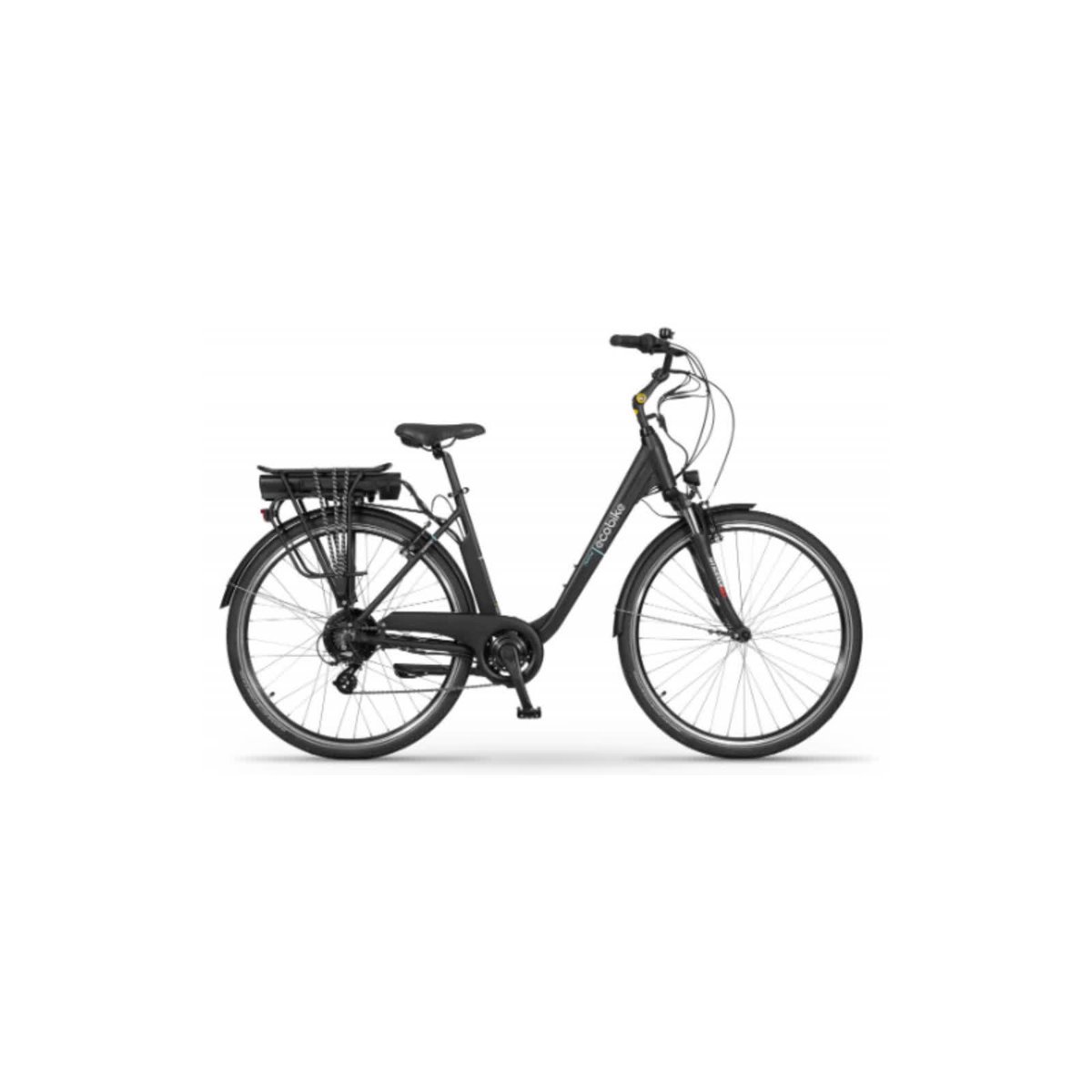 ROWER ELEKTRYCZNY ECOBIKE TRAFFIC czarny 19