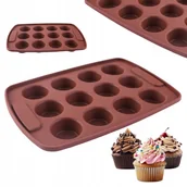 Formy do ciast - FOREMKI na BABECZKI SILIKON FORMA DO PIECZENIA BABECZEK 12 29 x 20 x 2,7 - miniaturka - grafika 1