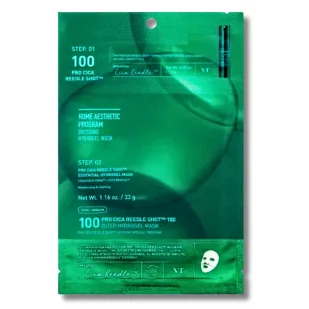 VT Cosmetics - Pro Cica Reedle Shot 100 2 Step Hydrogel Mask 1.5g+33g - Maseczki do twarzy - miniaturka - grafika 1