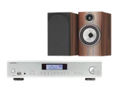 Zestawy stereo - Rotel A14 MKII (srebrny) + 706 S3 (mokka) - miniaturka - grafika 1