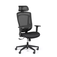Fotele i krzesła biurowe - Krzesło biurowe DORLEY, czarne - miniaturka - grafika 1