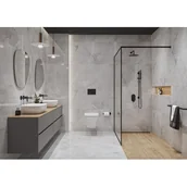 Płytki ceramiczne - Gres polerowany Kianto Grey Polished Rect 60 x 60 cm Cersanit - miniaturka - grafika 1