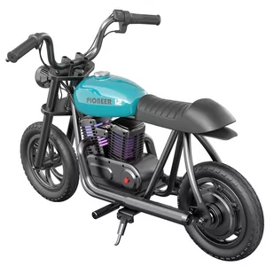 Motocykl elektryczny dla dzieci HYPER GOGO Pioneer 12 Plus, 21,9 V 5,2 Ah 160 W, opony 12'x3', 12 km - niebieski - Motocykle - miniaturka - grafika 3