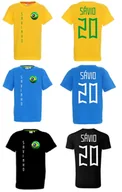 Koszulki sportowe męskie - Koszulka BRAZYLIA SAVIO 20 Jr - miniaturka - grafika 1