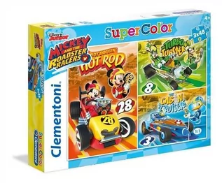 Puzzle - Clementoni Puzzle 3x48el Mickey 25227 - grafika 1