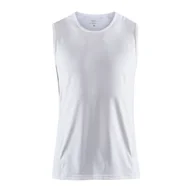 Koszulki męskie - Męska koszulka bez rękawów CRAFT ADV ESSENCE SL TEE M 1908752-900000 – Biały - miniaturka - grafika 1