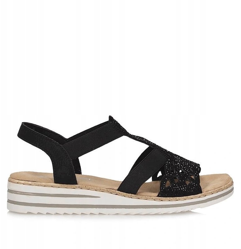 Rieker Sandals V0646-00 Czarny 42