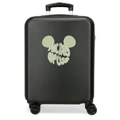 Walizki - Joumma Disney Mickey Multiverse Walizka kabinowa czarna 38 x 55 x 20 cm sztywne tworzywo ABS boczne zapięcie szyfrowe 35L 2 kg 4 koła podwójny bagaż ręczny, Czarny (Black), walizka kabinowa - miniaturka - grafika 1