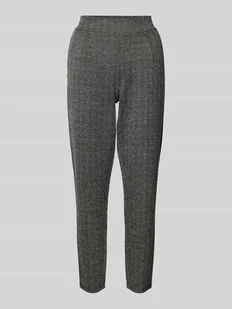 Spodnie materiałowe ze szwami działowymi model ‘KATE’ - Spodnie damskie - miniaturka - grafika 1