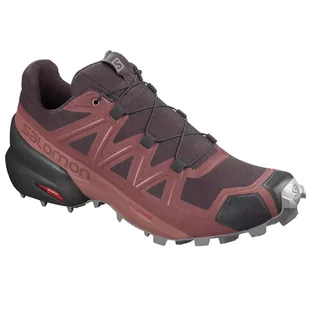 SALOMON Speedcross 5 W Apple Butter/Winetasting UK 4 - Buty trekkingowe damskie - miniaturka - grafika 1
