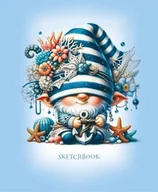 Szkolne artykuły papiernicze - Szkicownik 148x105 24 stron 100g/m2 Gnom nieb - miniaturka - grafika 1