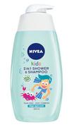 Kosmetyki kąpielowe dla dzieci - Nivea Kids Magic Apple szampon i żel pod prysznic dla dzieci 500 ml - miniaturka - grafika 1