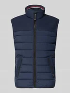 Kamizelki męskie - Kamizelka pikowana o kroju regular fit z wodoodpornego materiału - miniaturka - grafika 1