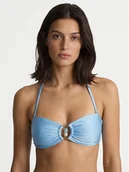 Stroje kąpielowe - Seafolly Góra od bikini Palermo 31283-217 Błękitny - miniaturka - grafika 1