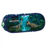 Piórniki - Derform Piórnik owalny Dinozaur P1ADN19 - miniaturka - grafika 1